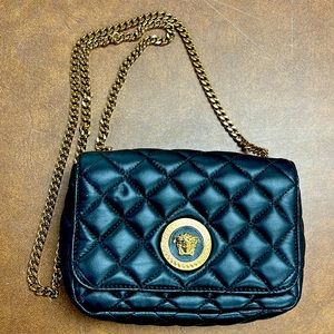 Versace puffer Crossbody gold chain strap